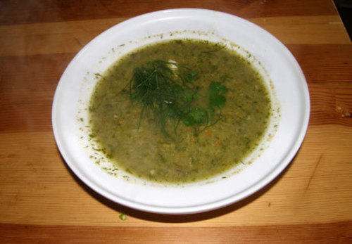 Spinach soup :) entry